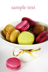Colorful macaroons
