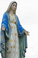 Virgin mary statue in thailand