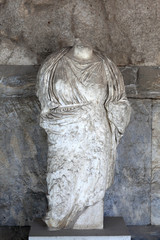 Ancient statue of woman