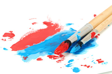 brush and paint scratch