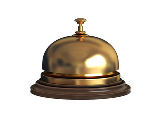 Reception bell (gold)