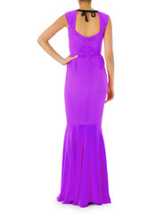 Fashion concept with model on white