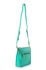 Elegant woman bag isolated on white