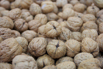 étalage de noix