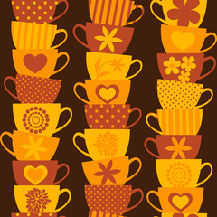 Seamless Cups Pattern
