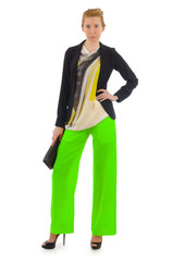 Attractive model in fashion concept