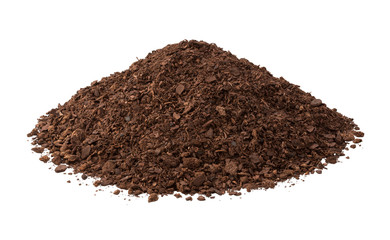 Potting Soil Isolated on white