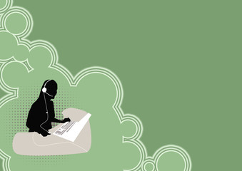 Callcenter background