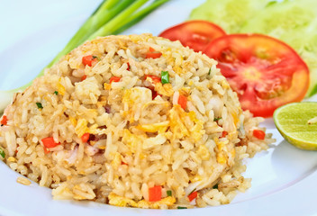 Fried rice in bangkok thailand