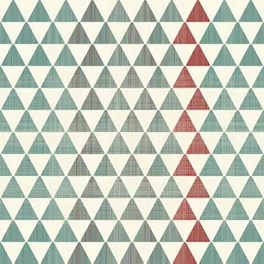 Verduisterende rolgordijnen zonder boren Zigzag abstract texturen driehoeken naadloos patroon