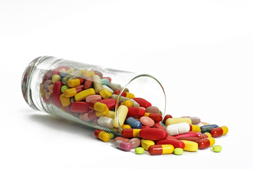tabletten in glas