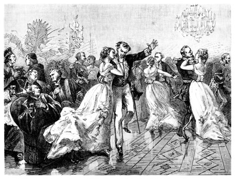 High Society 19th century : Ball