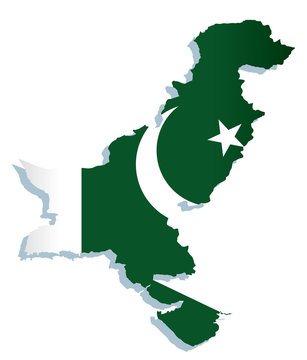 Pakistan vector flag