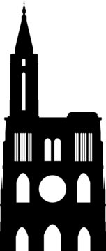 Cath&eacute;drale de Strasbourg - Black