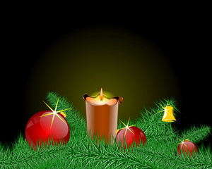 Christmas candlestick