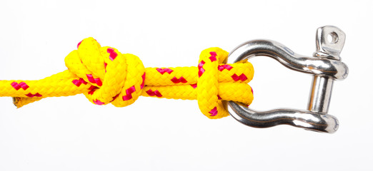 marine  knots isolated on white