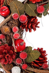 christmas decoration on a white background