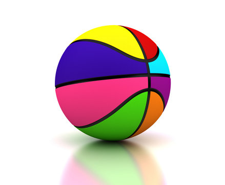 Colorful Basketball