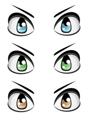 Male eyes