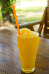 Orange juice smoothie