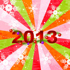 Happy New Year vector illustration
