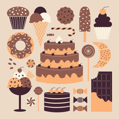 Dessert Icons Collection