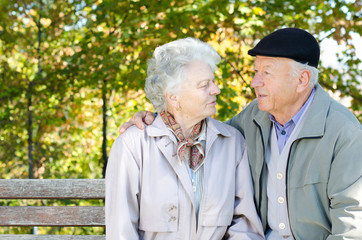 Beautiful senior couple