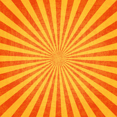Grunge sunburst vector