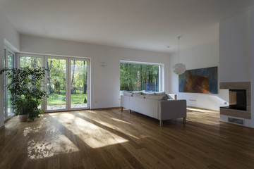 Spacious living room