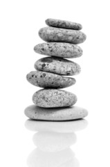 balanced zen stones