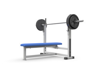 Weight bench for chest flat