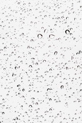 Fototapeta water drops on glass obraz
