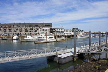 Fototapeta premium Boston harbour