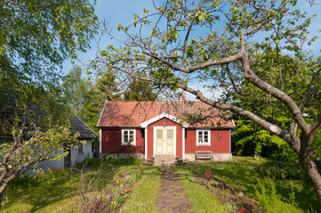 Fototapeta na wymiar Haus auf der Insel Öland, Schweden