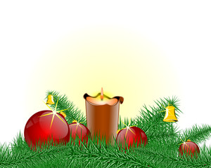 Christmas candlestick