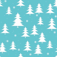 Christmas trees pattern
