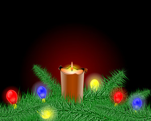 Christmas candlestick