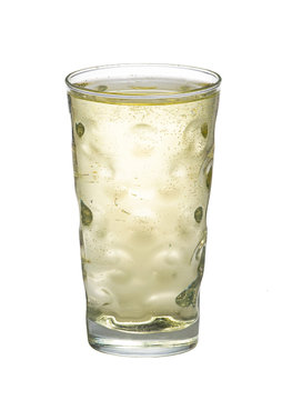 Fototapeta Rieslingschorle in einem pfälzer Dubbeglas