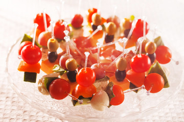 holiday snacks on plate