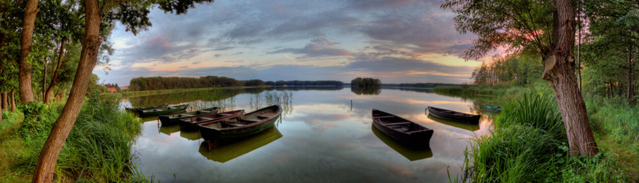 Boats and lake © Radoslaw Maciejewski