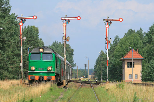 Fototapeta Passenger train