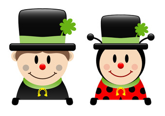 Chimney Sweep & Ladybeetle Label