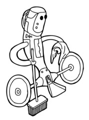 Painted robot