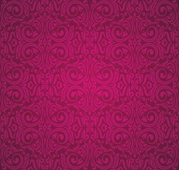 red  vintage wallpaper design