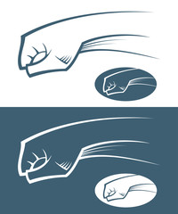 Fist - vector illustration