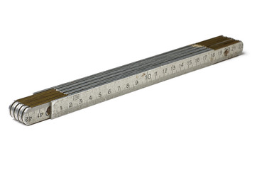 Zollstock aus Metall