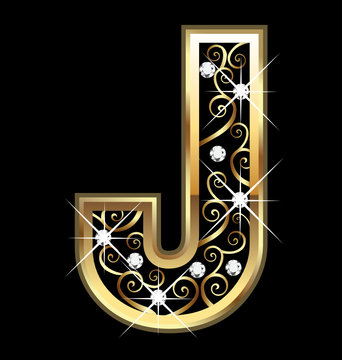 Golden Letter J Images – Browse 13,041 Stock Photos, Vectors
