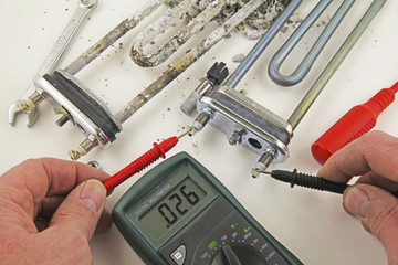 continuity testing heating element