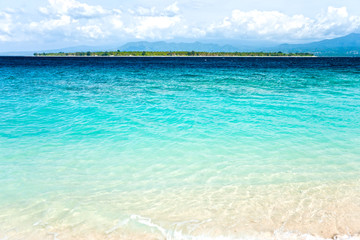 Beautiful sea at Gili Meno, Indonesia.