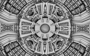 Abstract Eclectic House Interior Of Roof 03